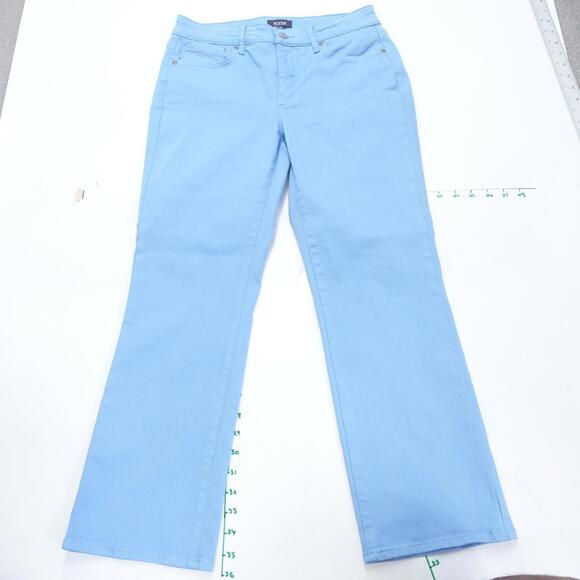 NYDJ Lift Tuck Marilyn Straight Jeans Womens 6 Blue Cotton Denim Stretch Casual - Picture 1 of 9